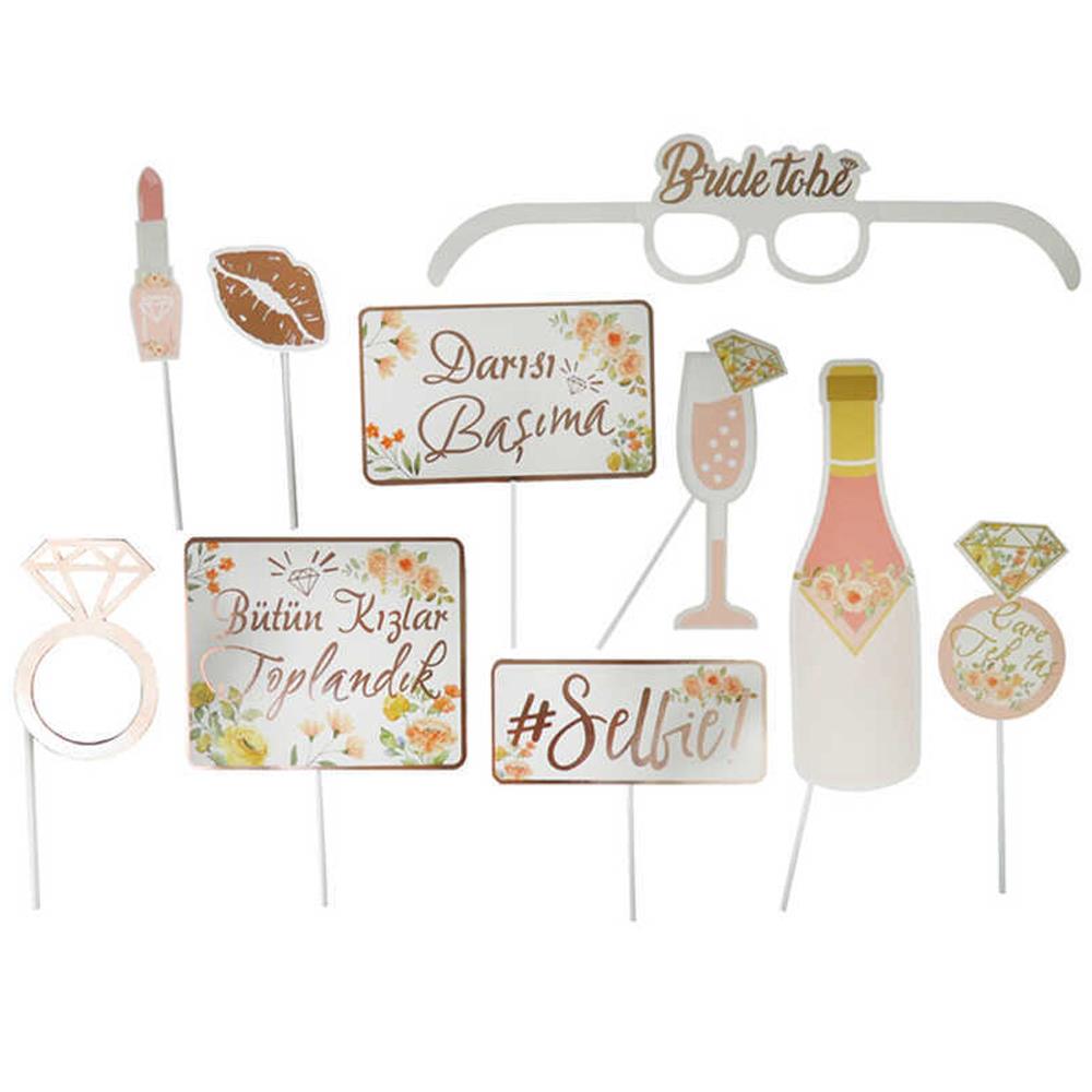 Bride to Be Konuşma Balon Seti - 12 Adet