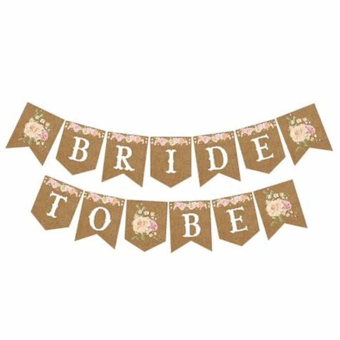 Bride to Be Kraft Banner 1.90 cm