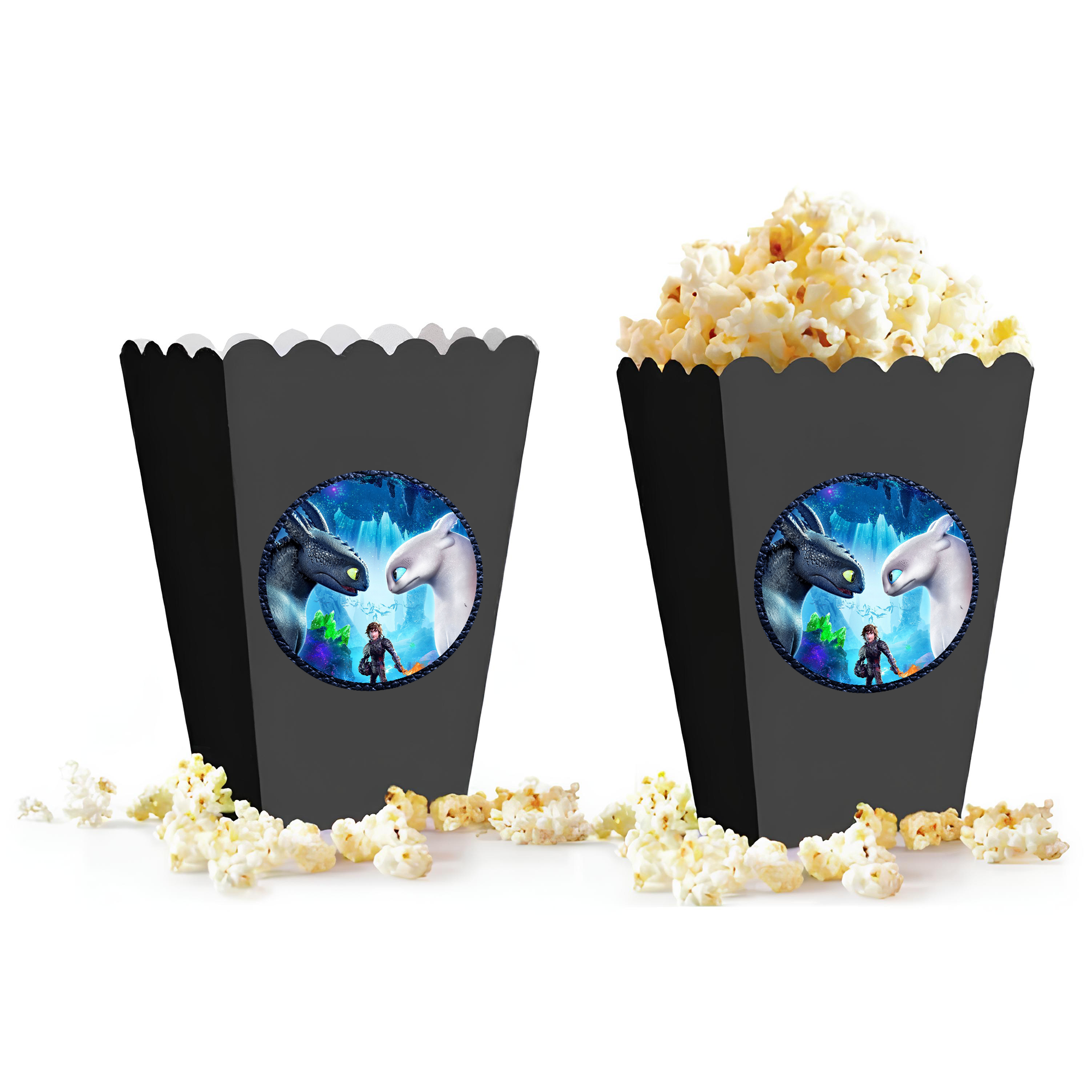 How to Train Your Dragon Temalı Mısır Kutusu 5'li