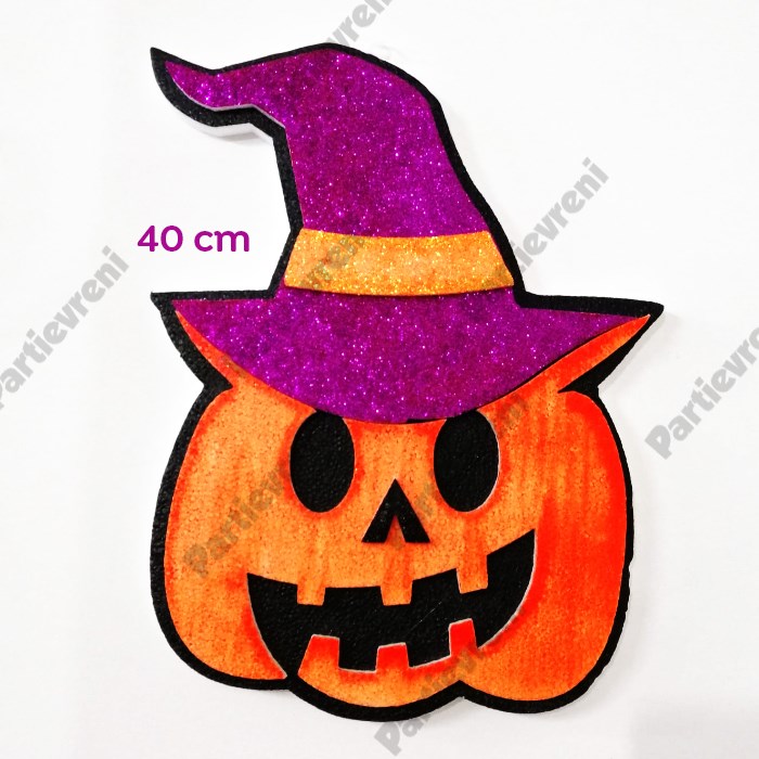 Cadılar Bayramı Temalı Balkabağı Kapı Süsü