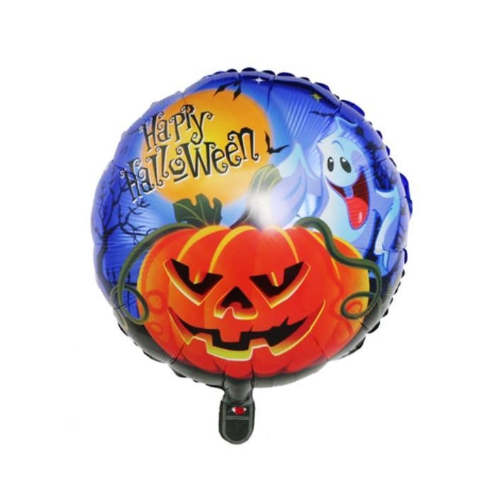 Cadılar Bayramı Temalı Balkabaklı Folyo Balon - 40 cm