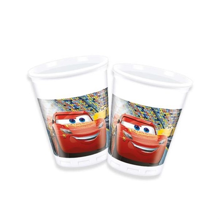 Cars 3 Lisanslı Plastik Bardak 8 Adet