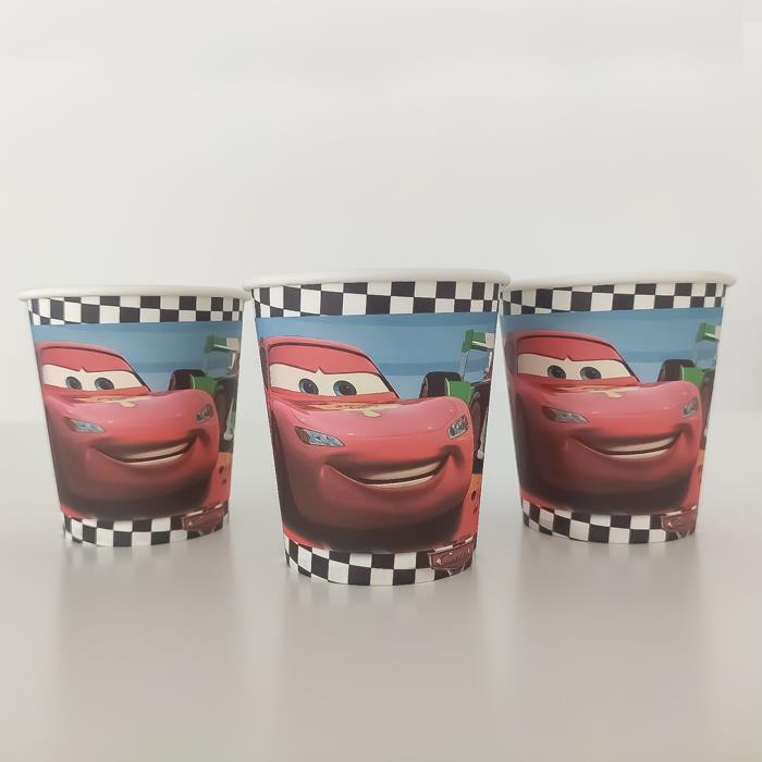 Cars Lisanslı Karton Bardak 8 Adet