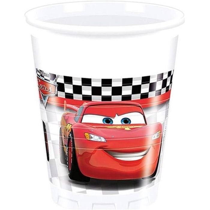 Cars Lisanslı Plastik Bardak 8 Adet
