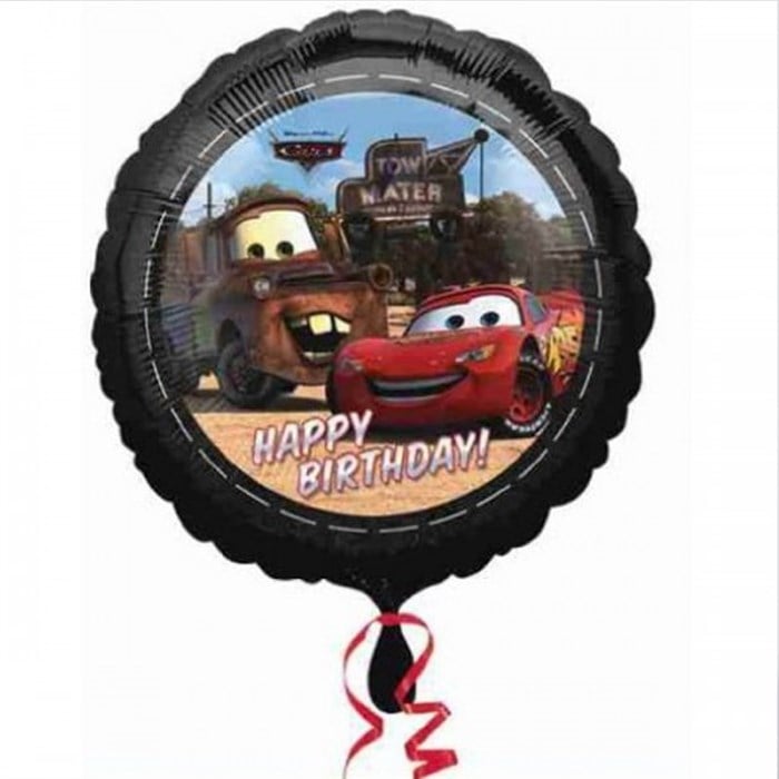 Cars Siyah Folyo Balon