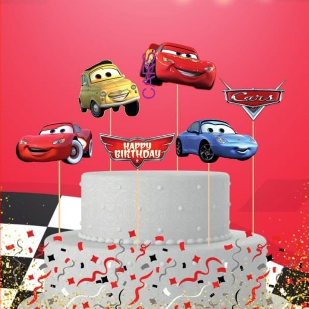 Cars Temalı 6'lı Kürdan