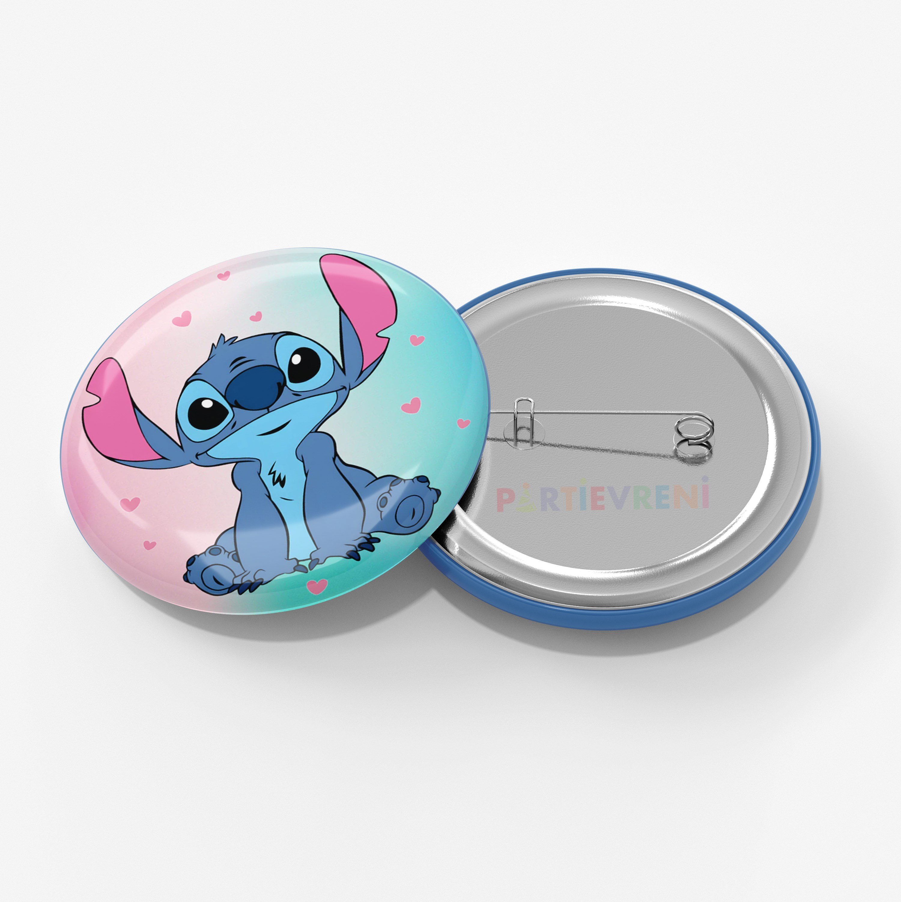 Stitch Temalı İğneli Rozet 1 Adet