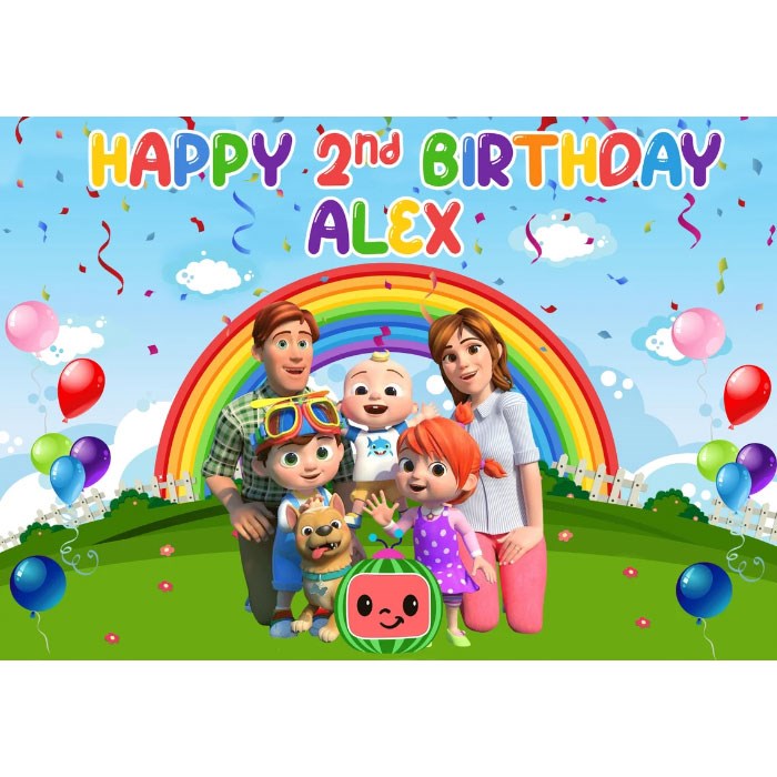 Cocomelon Temalı Kişiye Özel Afişi - 4 Boy Seçenekli
