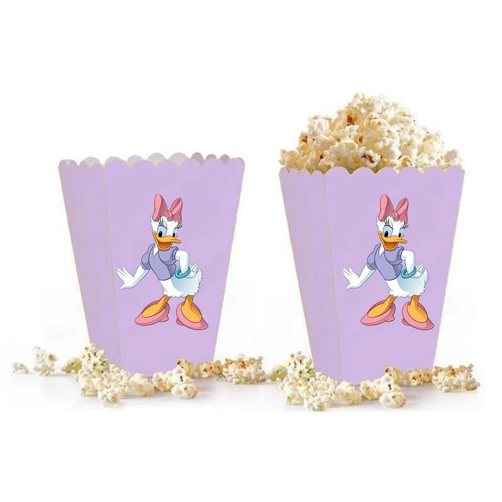 Daisy Temalı Popcorn Mısır Kutusu - 5 Adet