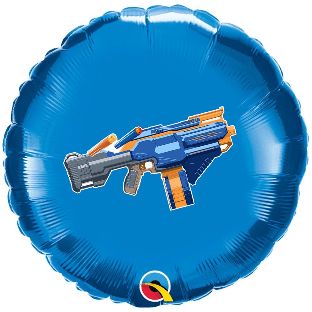 Dart Gun Çıkartmalı Folyo Balon 1 Adet