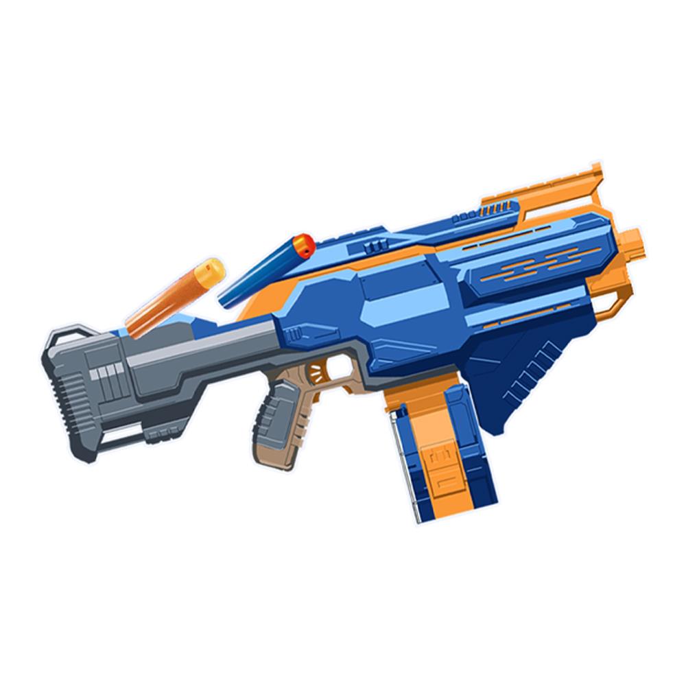 Dart Gun Temalı Çıkartma 12cm