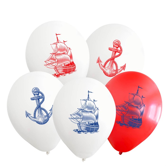 Denizci Doğum Günü Partisi Baskılı Balon