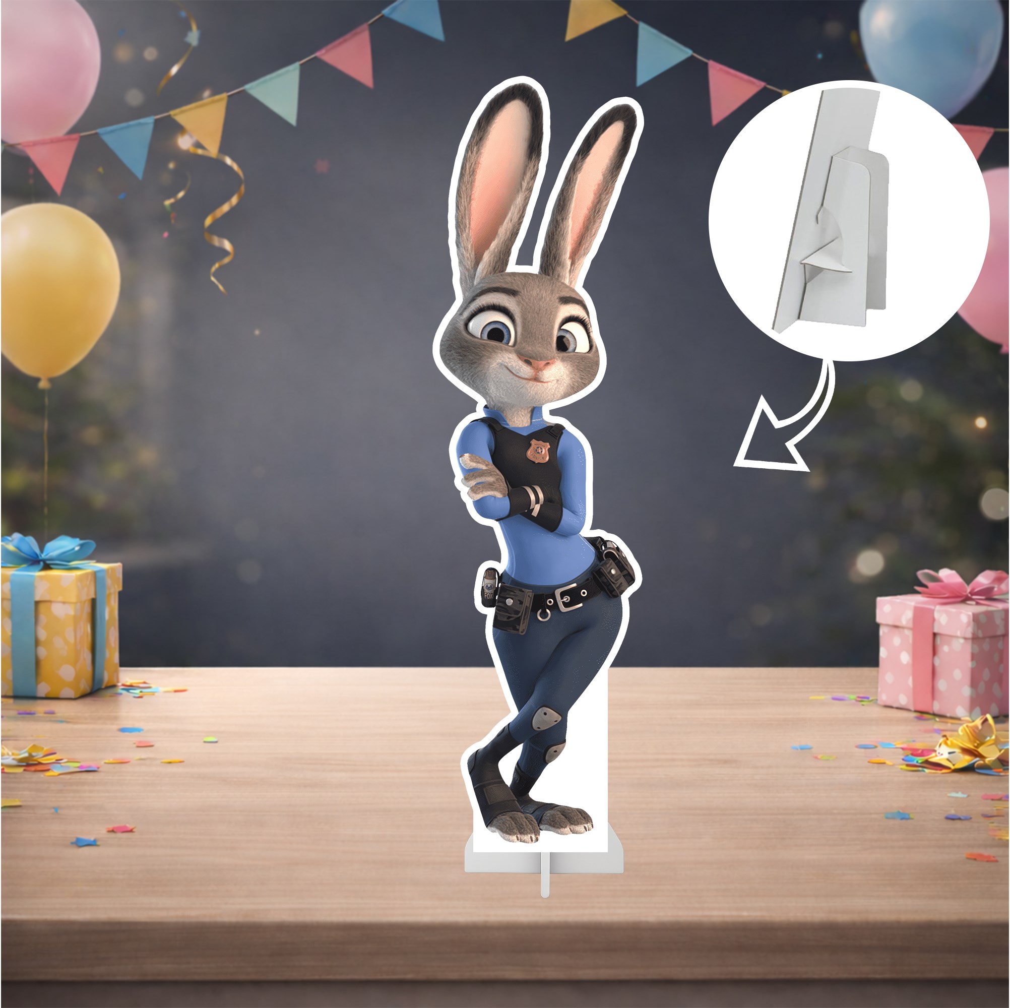 Zootopia Temalı Masa Panosu Bonnie