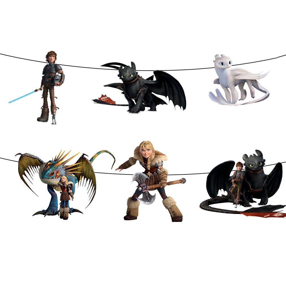 How To Train Dragon Temalı Karakter Banner