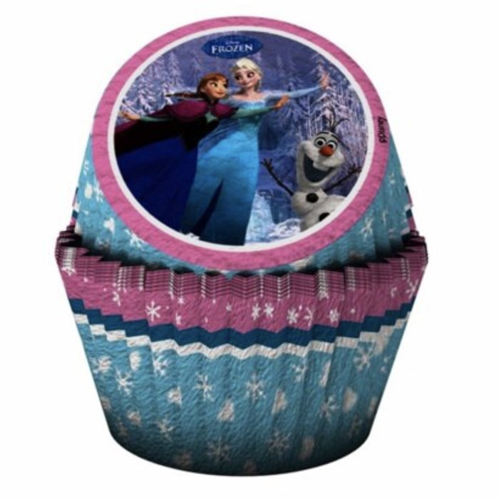 Frozen Karlar Ülkesi Cupcake Kabı - 24 Adet