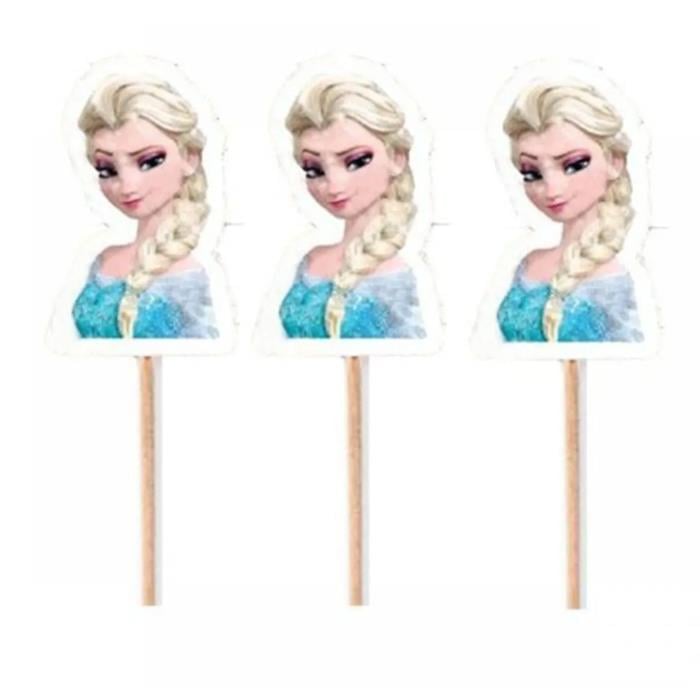 Frozen Karlar Ülkesi Doğum Günü Temalı Kürdan Süs 20 Adet