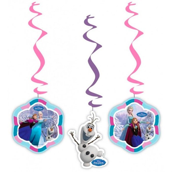 Frozen Temalı Yaylı Asmalı İp Süs