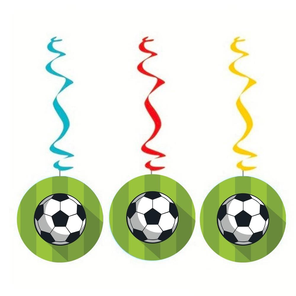 Futbol Sarkıt Asma İp Süs 3'lü