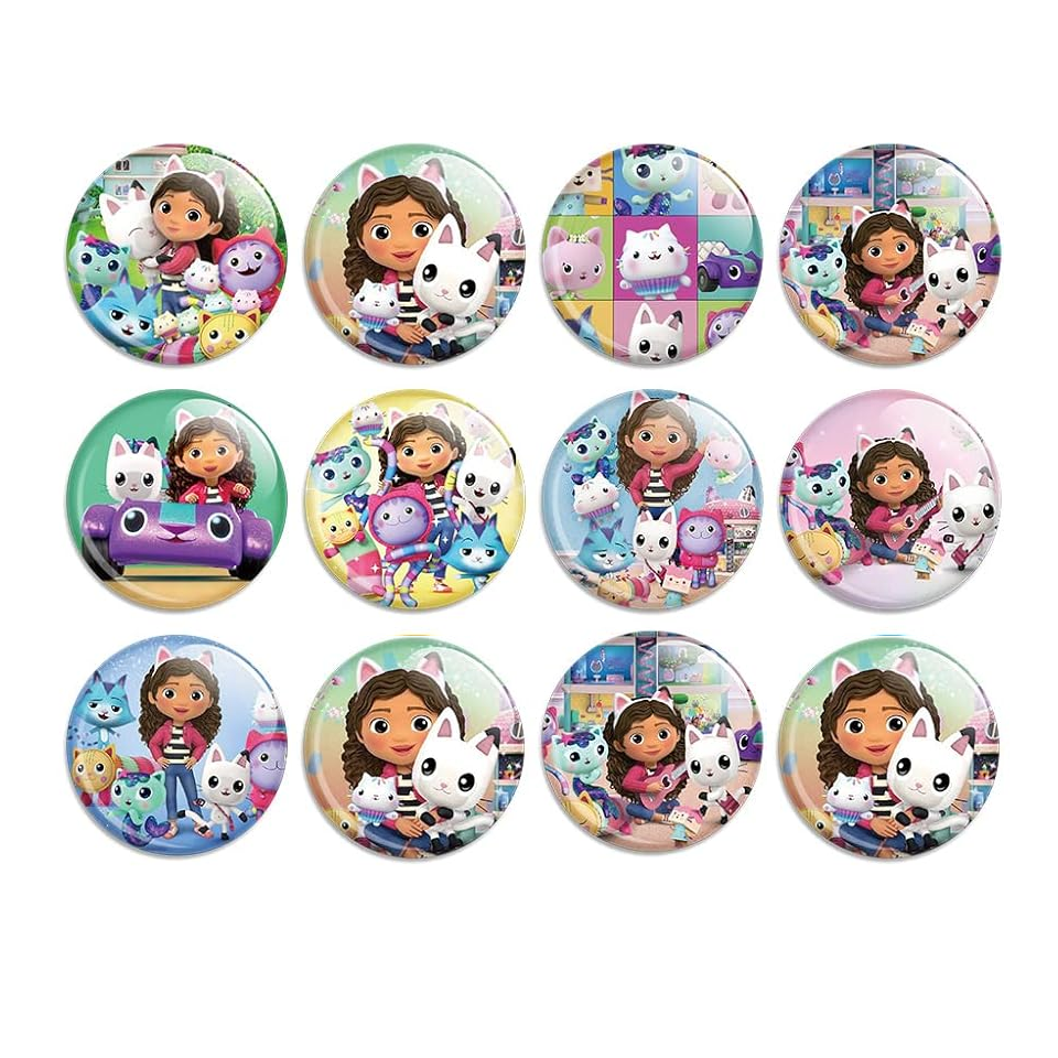 Gabby Dollhouse Hediyelik Rozet - 5 Adet