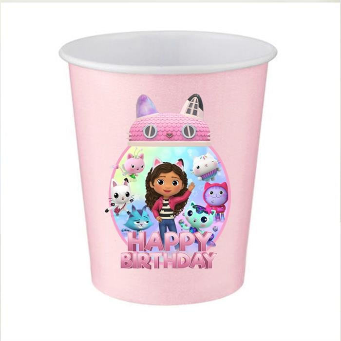 Gabby Dollhouse Stickerlı Bardak - 5 Adet