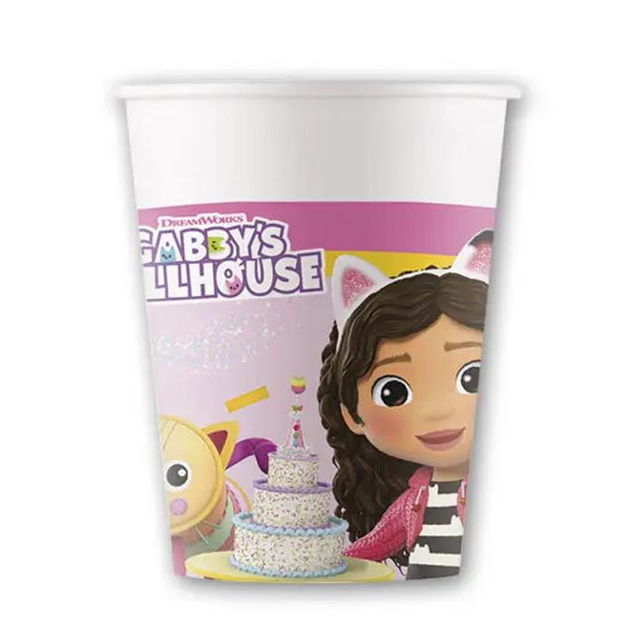 Gabby Dollhouse Temalı Bardak 5 Adet