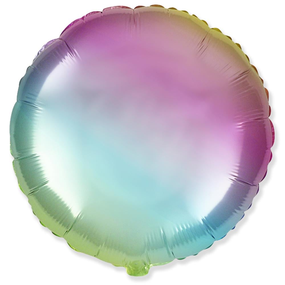 Gökkuşağı Yuvarlak Folyo Balon 45 cm