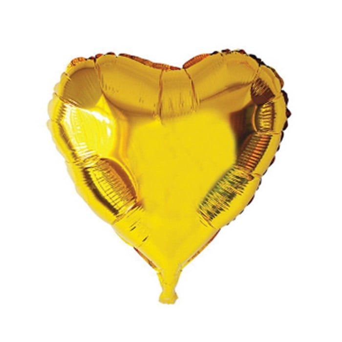Gold Kalp Folyo Balon - 40 cm