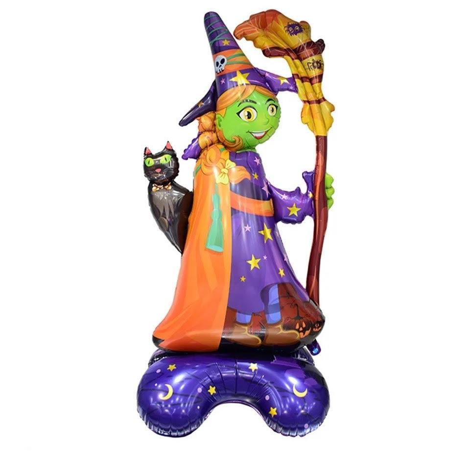 Halloween Cadı Ayaklı Folyo Balon
