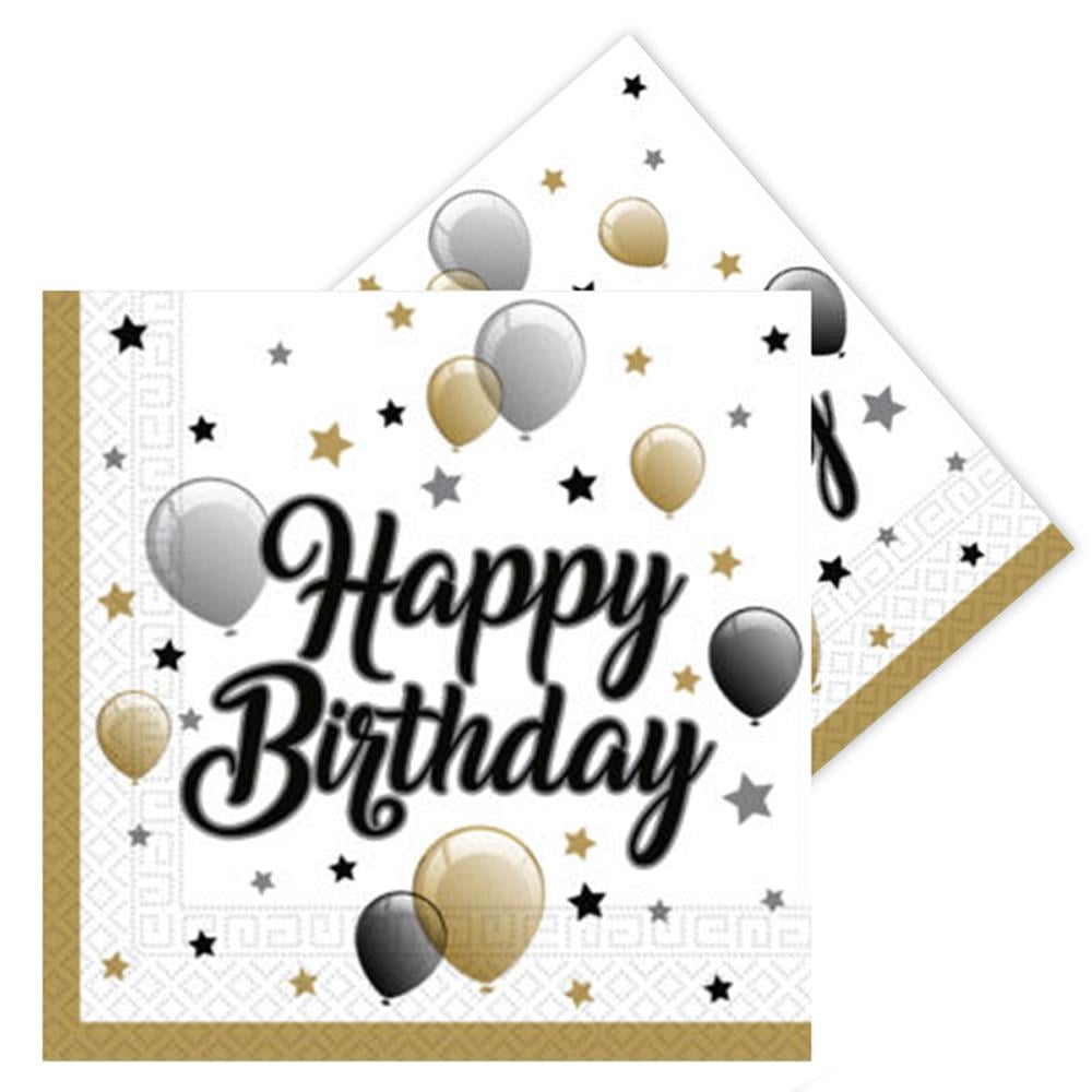 Happy Birthday Temalı Peçete 20'li