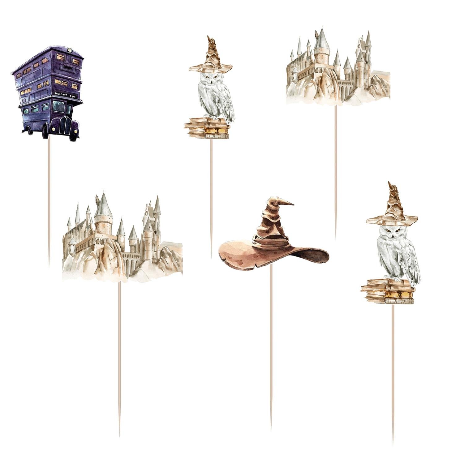 Harry Potter Özel Kesim Kürdan 6'lı