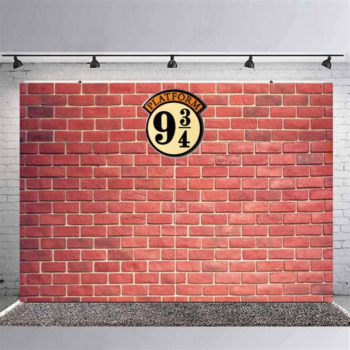 Harry Potter Platform 9 3/4 Doğum Günü Branda Afişi - 2 Boy Seçenekli