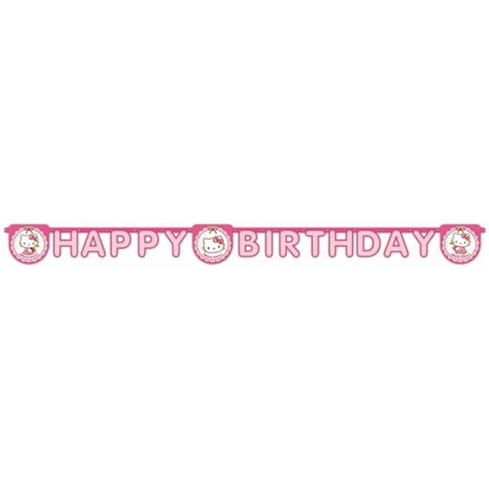 
Hello Kitty Doğum Günü Temalı Happy Birthday Banner
