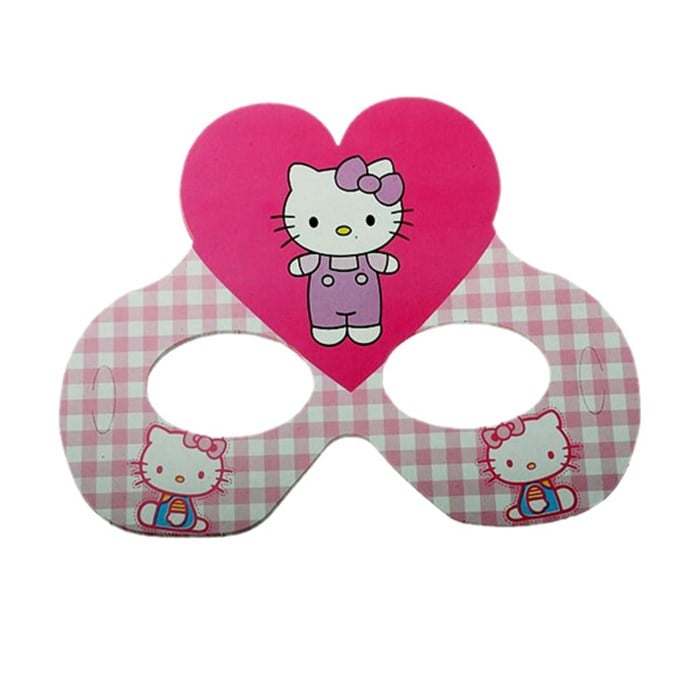 
Hello Kitty Doğum Günü Temalı Kağıt Maske - 6 Adet
