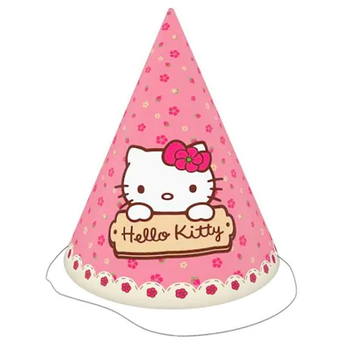 Hello Kitty Külah Şapka - 6 Adet