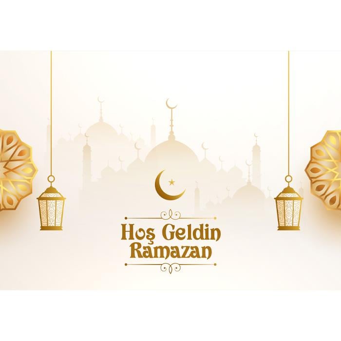 Hoş Geldin Ramazan Branda Afişi 1 - 2 Boy Seçenekli