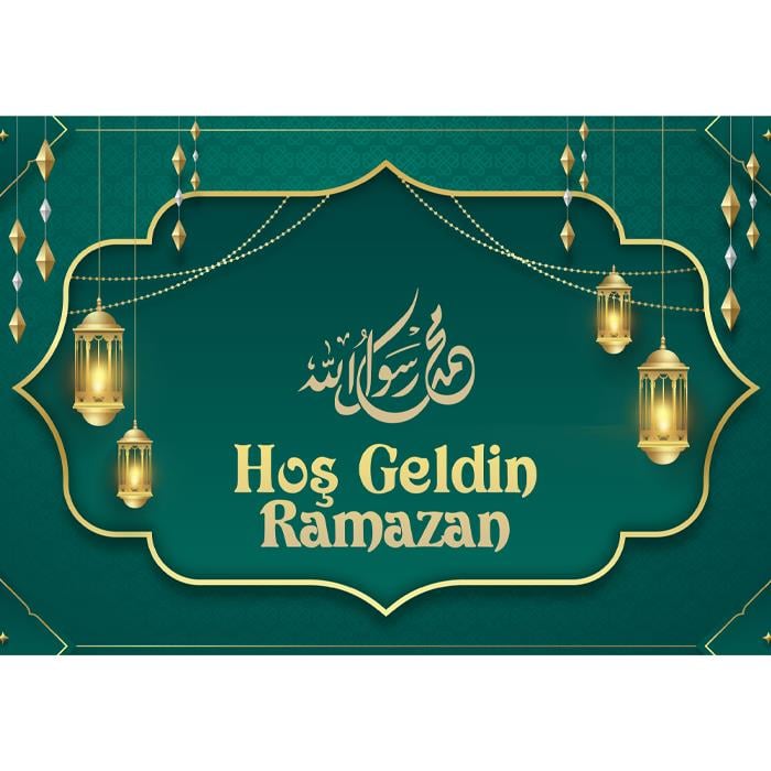 Hoş Geldin Ramazan Branda Afişi 5 - 2 Boy Seçenekli