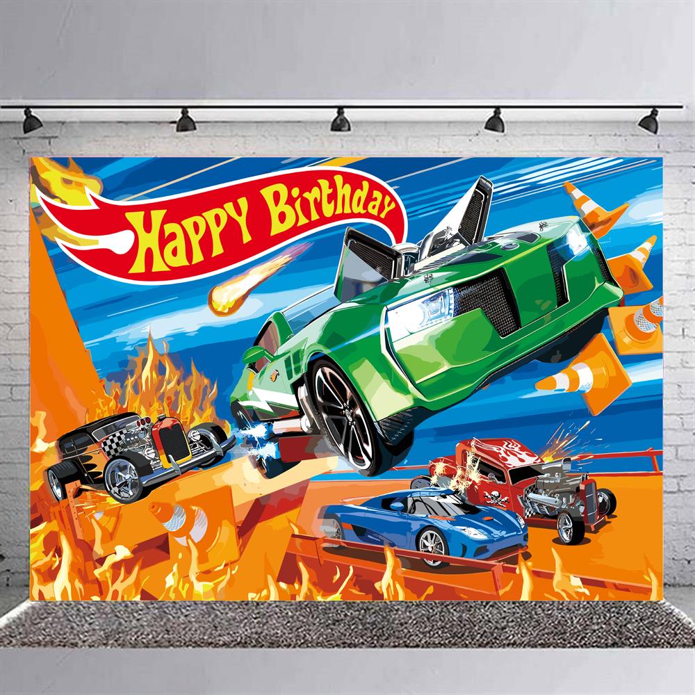 Hot Wheels Temalı Branda Afiş