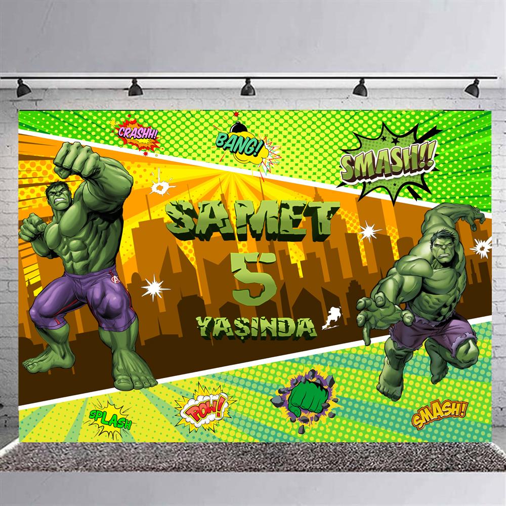 Hulk Temalı Kişiye Özel Afiş