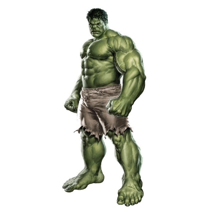 Hulk Temalı Sticker 12 cm 1 adet