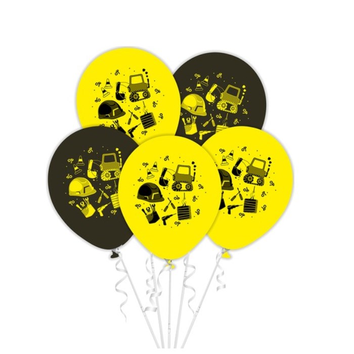 İnşaat Temalı Balon - 5 Adet