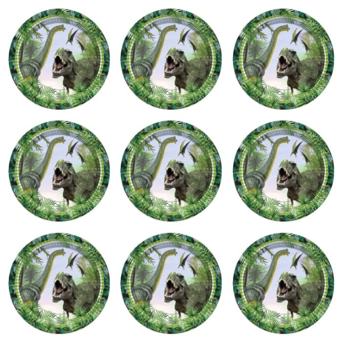 Jurassic Dinozor Temalı Sticker 10 Adet - 5 cm