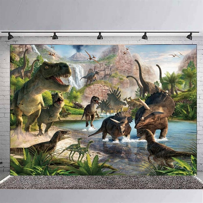 Jurassic Doğum Günü Branda Afişi 2 - 70 cm - 100 cm