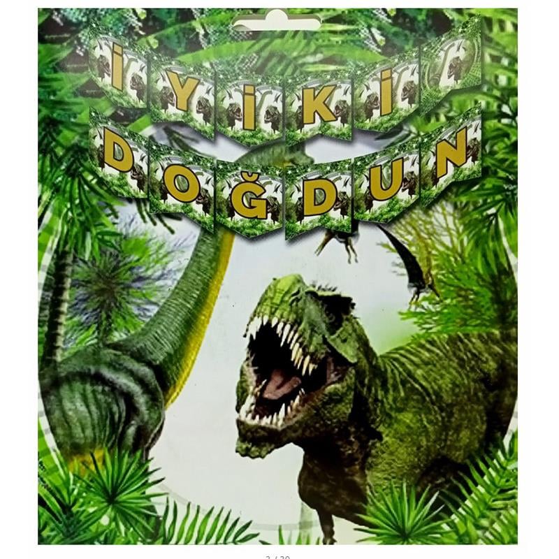 Jurrasic Temalı İyi ki Doğdun Banner