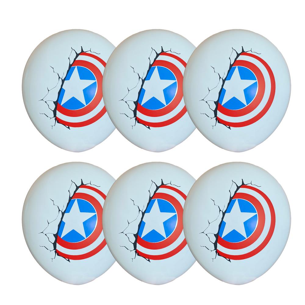 Kaptan Amerika Baskılı Balon 5'li