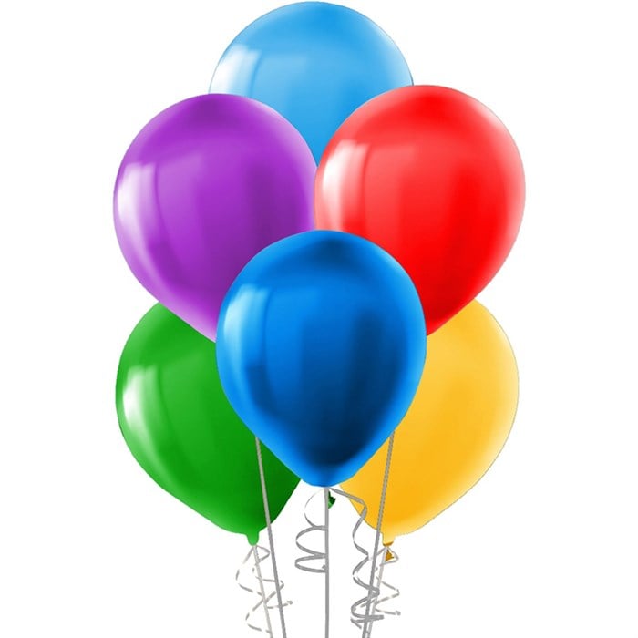 Karışık Renkli Lateks Balon 10'lu
