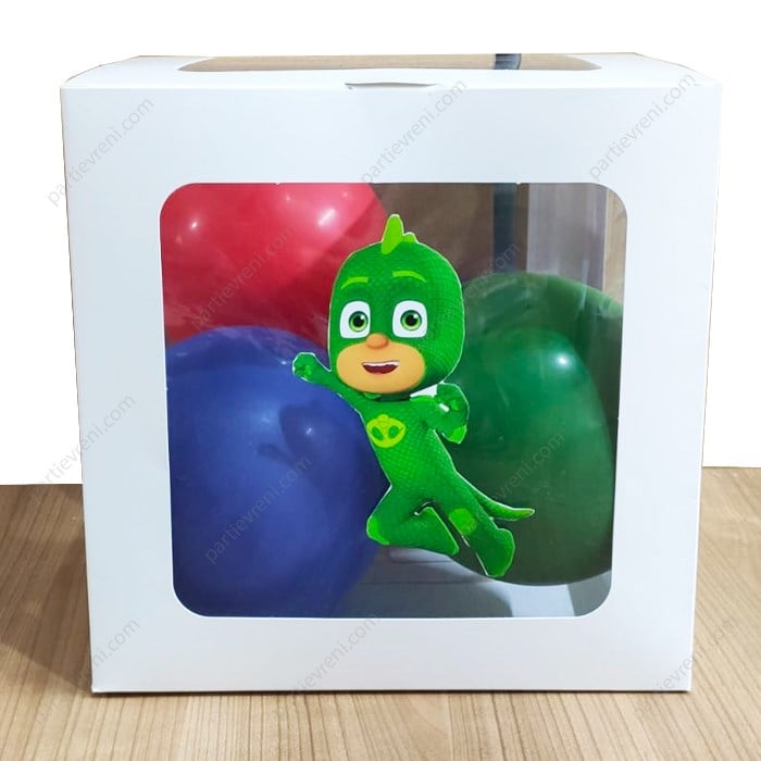 Kertenkele Çocuk Temalı Şeffaf Kutu Seti 25 cm