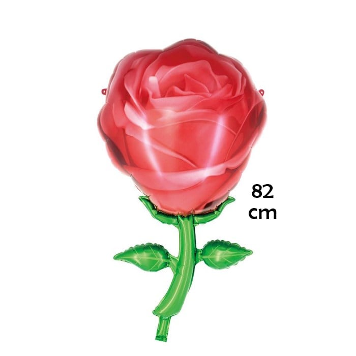 Kırmızı Gül Folyo Balon