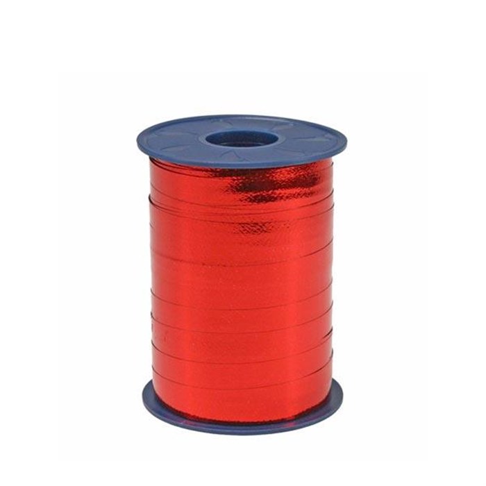 Kırmızı Parlak Rafya - 8 mm x 200 metre