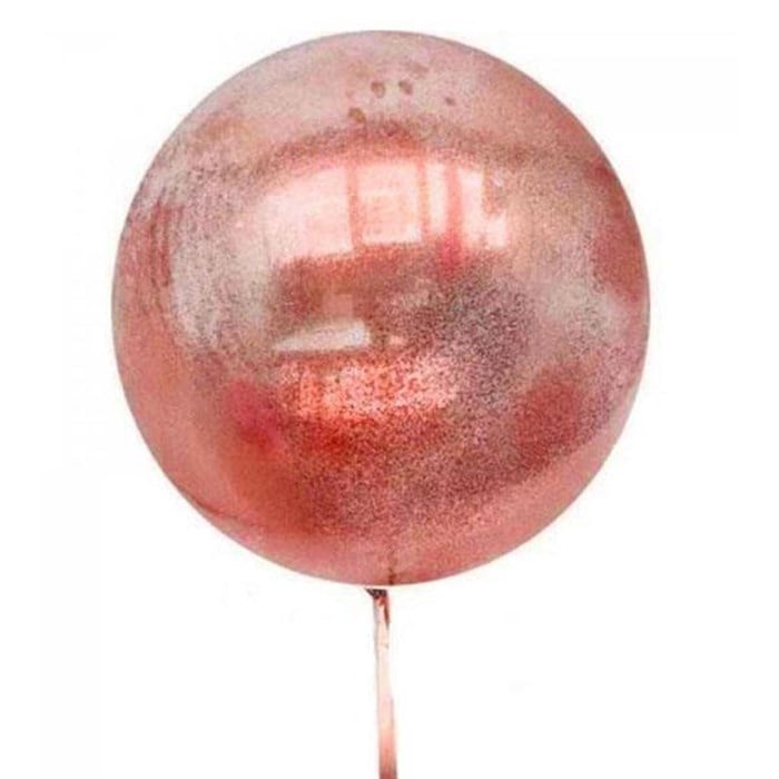 Kırmızı Simli Bobo Balon - 45 CM