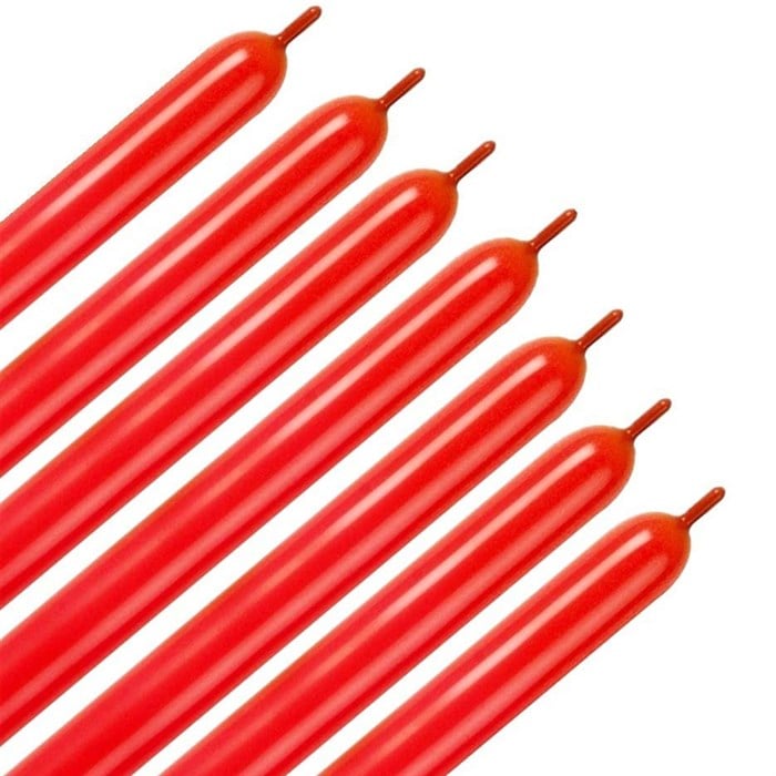 Kırmızı Sosis Balon 10 Adet